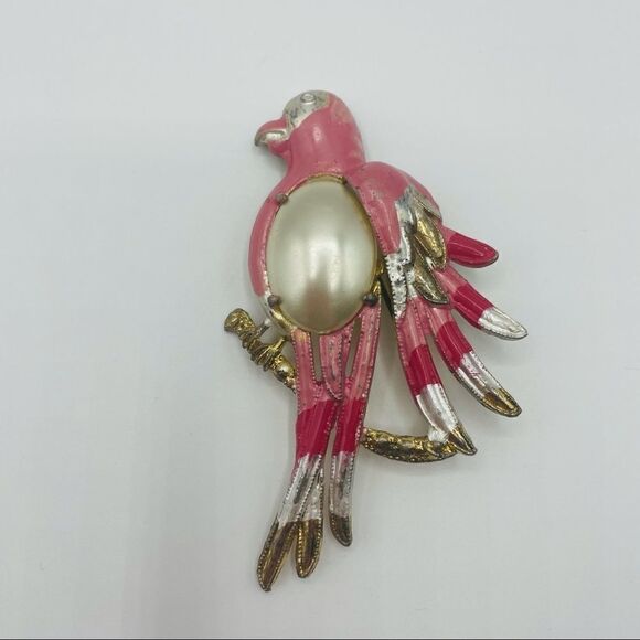 Antique 1930’s/1940’s Jelly Belly Bird Pin Brooch - Picture 1 of 3